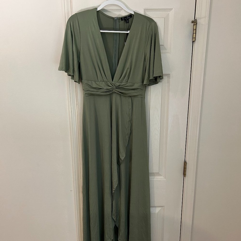 Green Wrap Dress